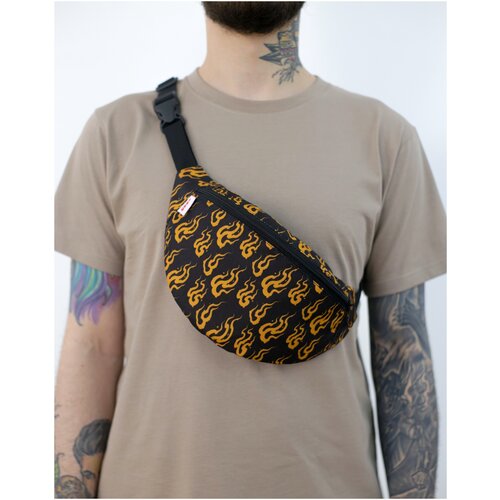 Сумка поясная Oldy, черный