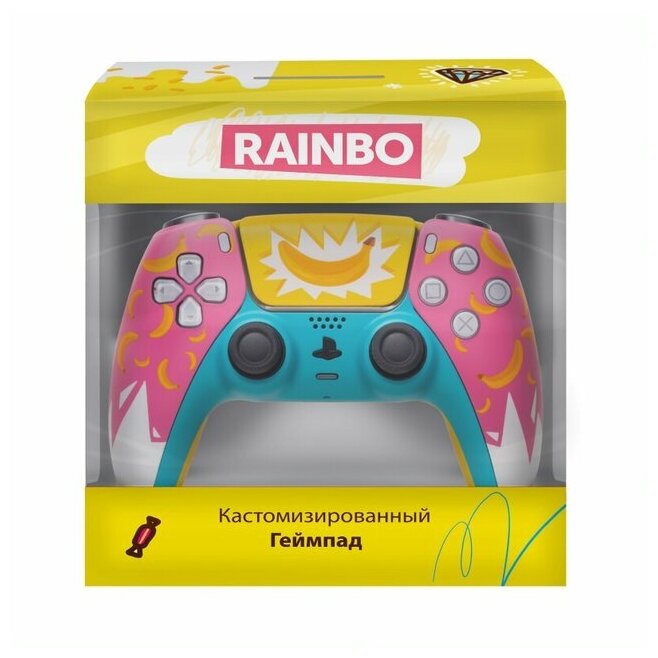 Кастомизированный беспроводной контроллер DualSense Banana shake RAINBO RBW-DS220