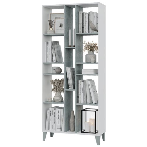 Стеллаж ASTI Белый/Золотой