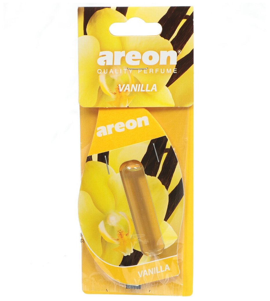 Ароматизатор "AREON" гелевый "LIQUID" Vanilla, 5 мл /блок 24/288 - фотография № 3