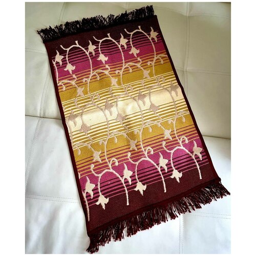 Ковёр «Тюльпан яркий» PANTEX, 60x90, бордовый