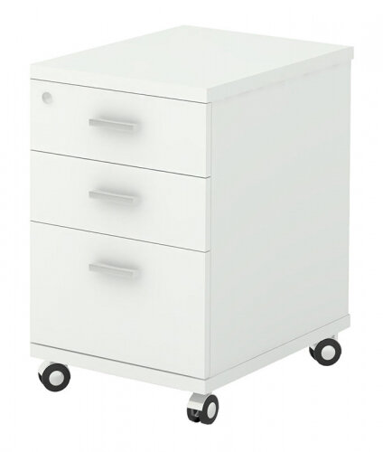 фото Тумба подкатная мэрдэс ТС-2 БЕ Белый жемчуг