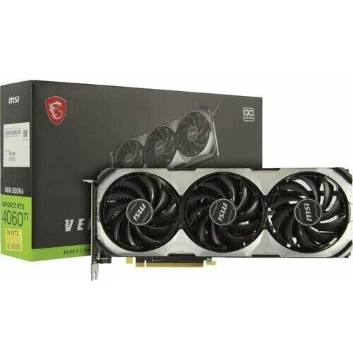 Видеокарта MSI GeForce RTX 4060 Ti VENTUS 3X OC GeForce RTX 4060 Ti VENTUS 3X 8G OC 5400000₽