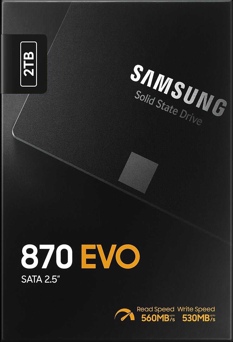 Твердотельный накопитель Samsung 870 EVO 2 ТБ SATA MZ-77E2T0BW