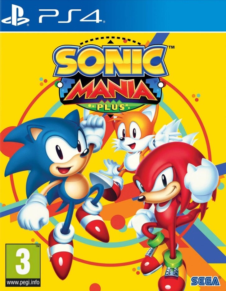 Игра Sonic Mania Plus для PlayStation 4