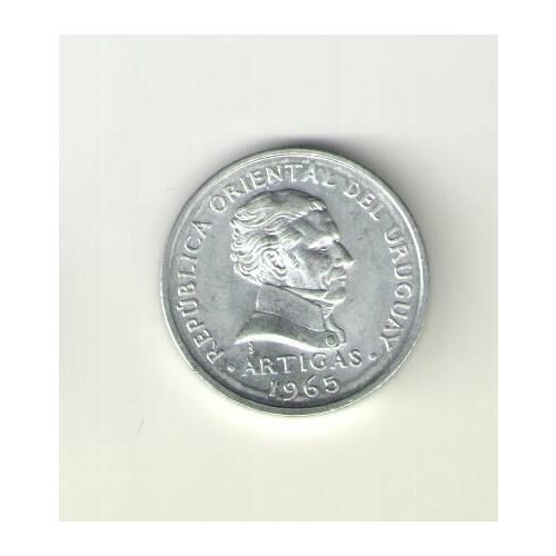 Монета Уругвай 20 Сентесимо 1965