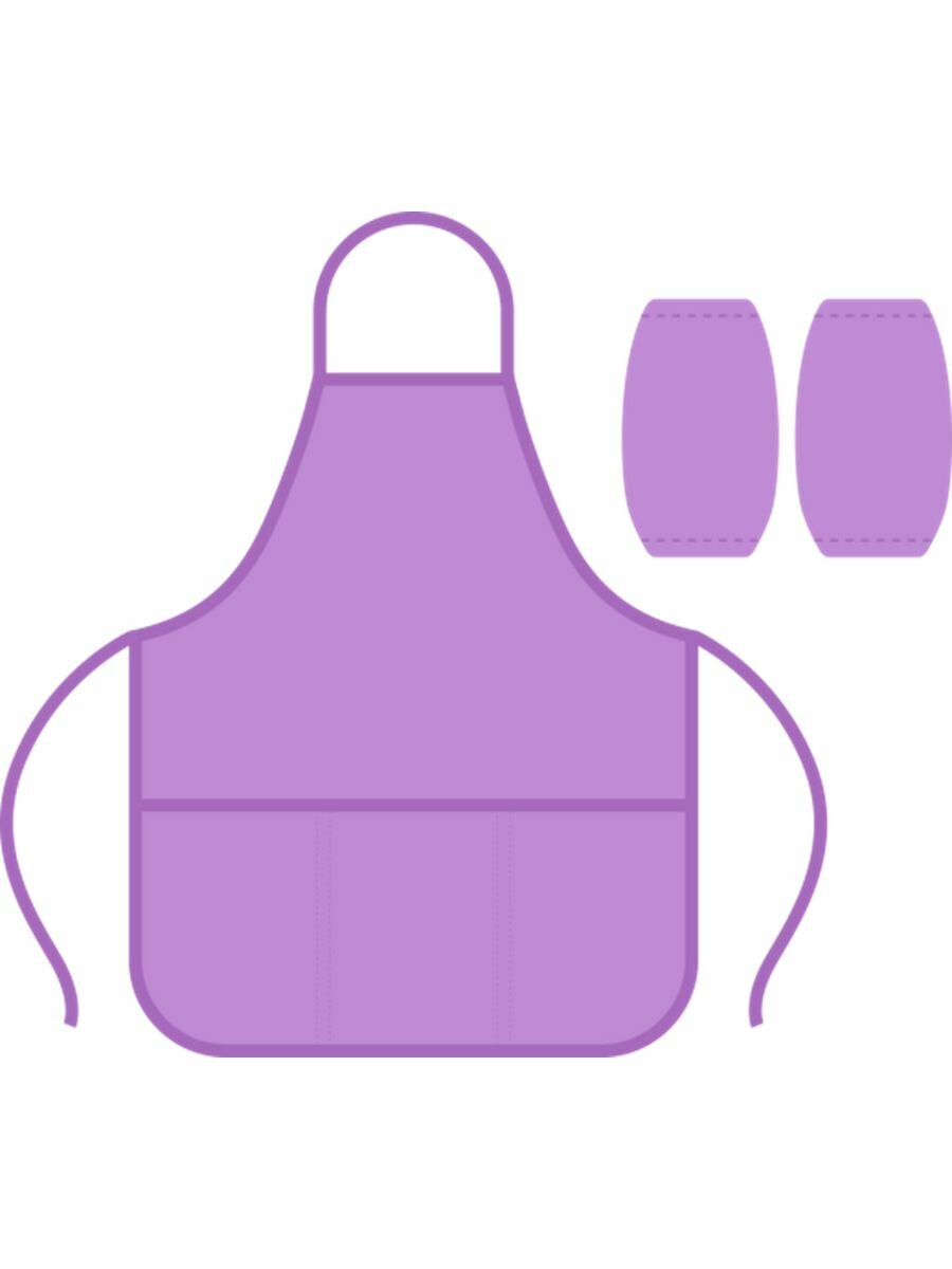 фото Фартук для рисования с нарукавниками