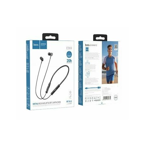 Беспроводные наушники Hoco ES69 platinum neck-mounted BT earphones - Черный 1990₽