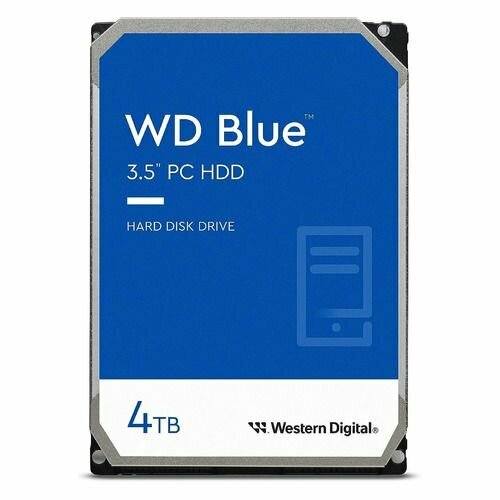 Жесткий диск WD Blue WD40EZAX 4ТБ HDD SATA III 35 960300₽
