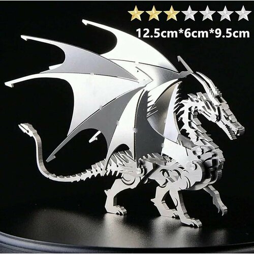 Металлический конструктор Огнедышащий дракон World of Warcraft DIY 3090₽