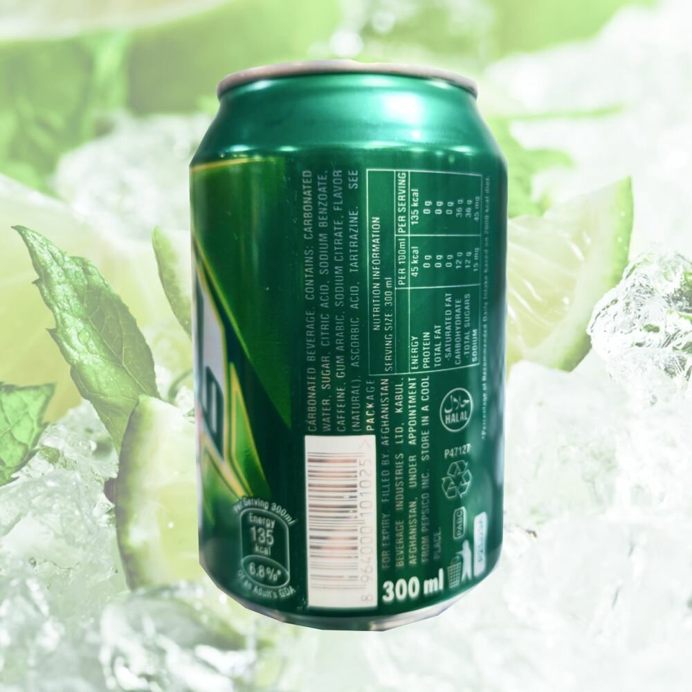 Изображение Mountain Dew напиток сильногазированный / Афганистан, 300 мл х 9 банок