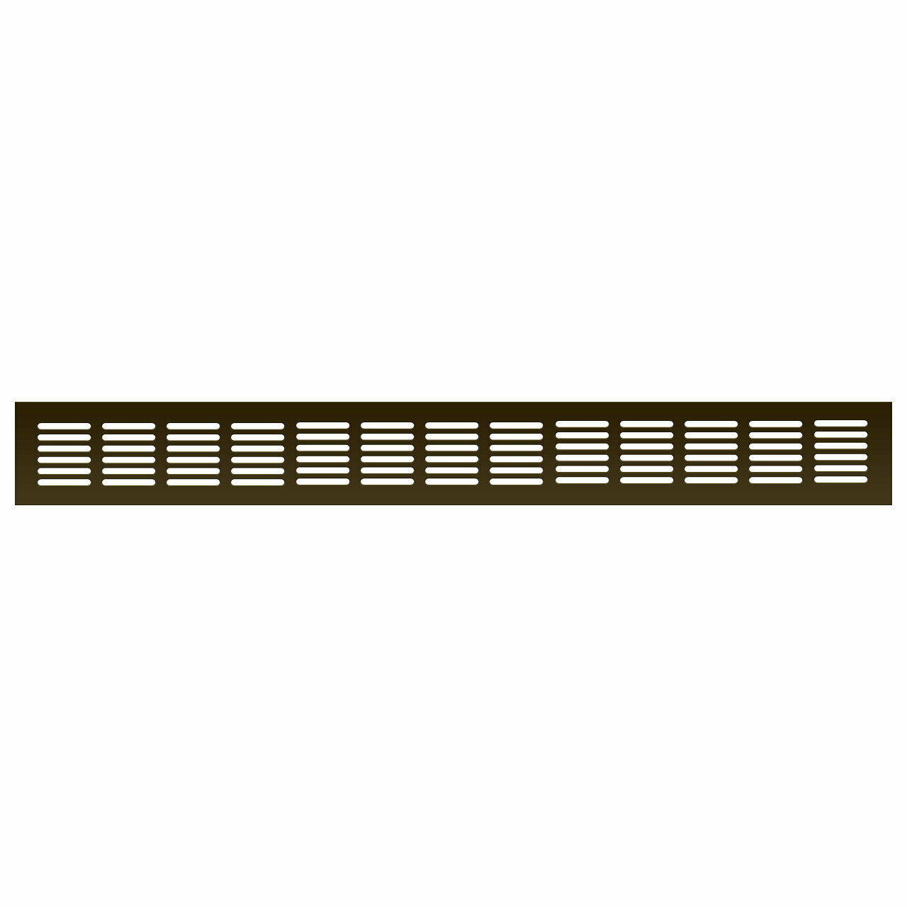 Вентиляционная решетка Благовест 60x500, бронза