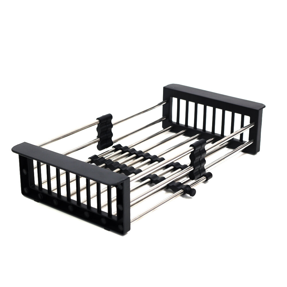 Коландер Melana ProfLine MLN-H0001, для моек, нержавеющая сталь, серебристый, телескопический