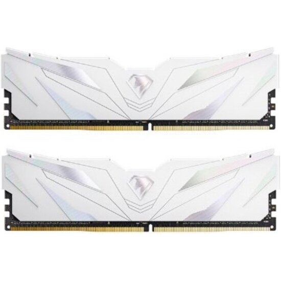 Оперативная память Netac Shadow DDR4 II 32GB (16Gbx2) 3200MHz PC25600 CL16, White с радиатором