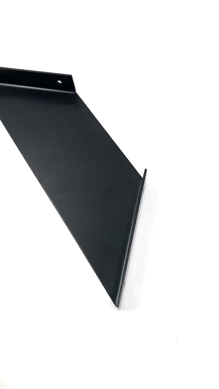 Кронштейн для полки 200*200 мм, матовый черный, 2 шт. — фото 1