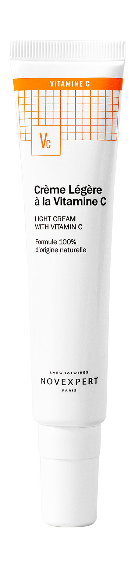 NOVEXPERT Light Cream With Vitamin C Крем с легкой текстурой для лица с витамином С, 40 мл