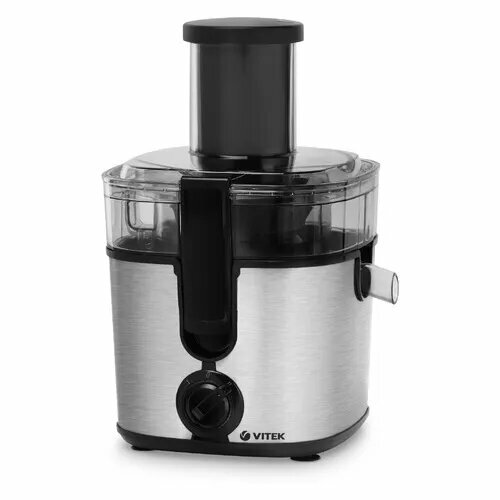 Соковыжималка Vitek VT-1600, центробежная, стальной