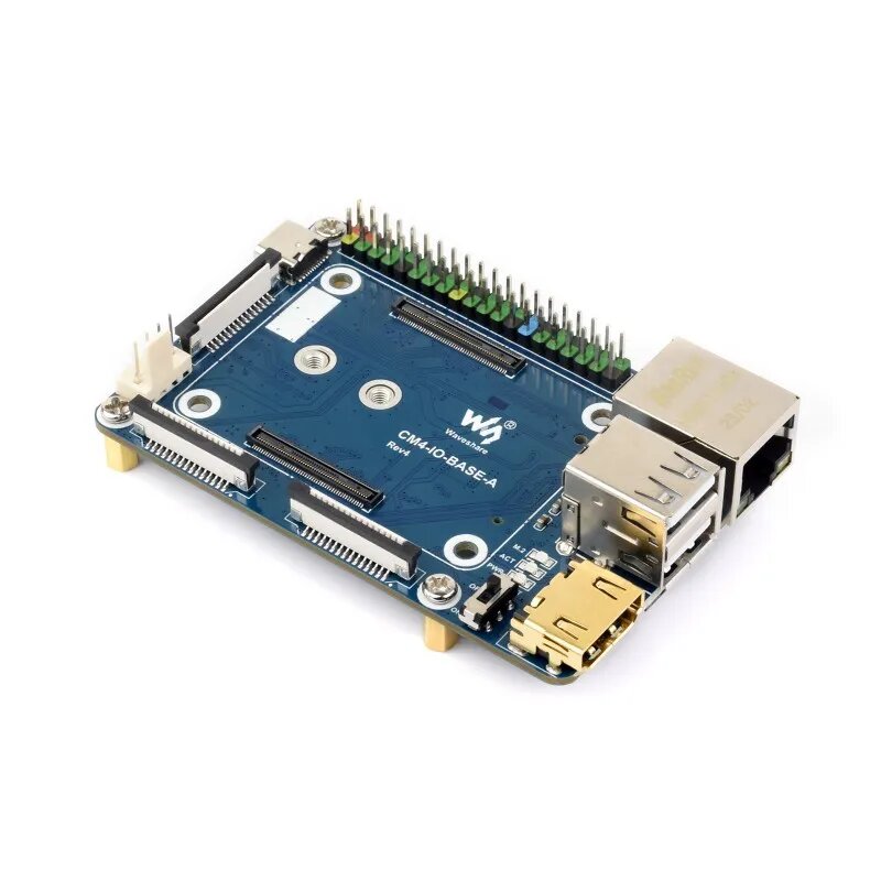 Mini Base Board A/B/C Designed for Raspberry Pi Compute Module, CM4-IO-BASE, Mini Base Board A — фото 1