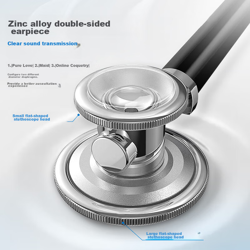 Kanghua Shengwu Professional Stethoscope Medical Fetal Heart And Pulse Monitor for Pregnant Women And Children Respiratory Department Home Use Multifunctional Dual Ear Tips HM200