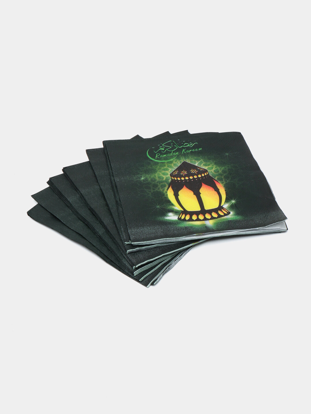 Салфетки для мусульманских праздников Ramazon Muborak Eid Muborak Зеленый — фото 1