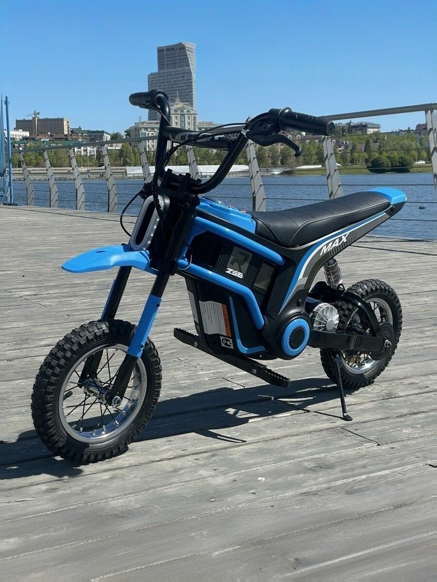 Скоростной электромотоцикл A005AA 24V синий