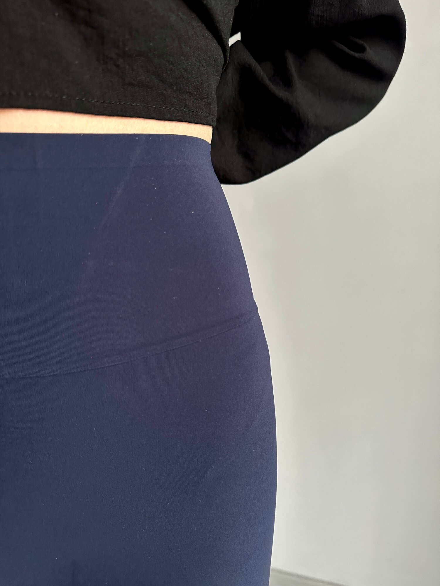 Легинсы INK Синий, Черный, размер M, темно-синий — фото 1