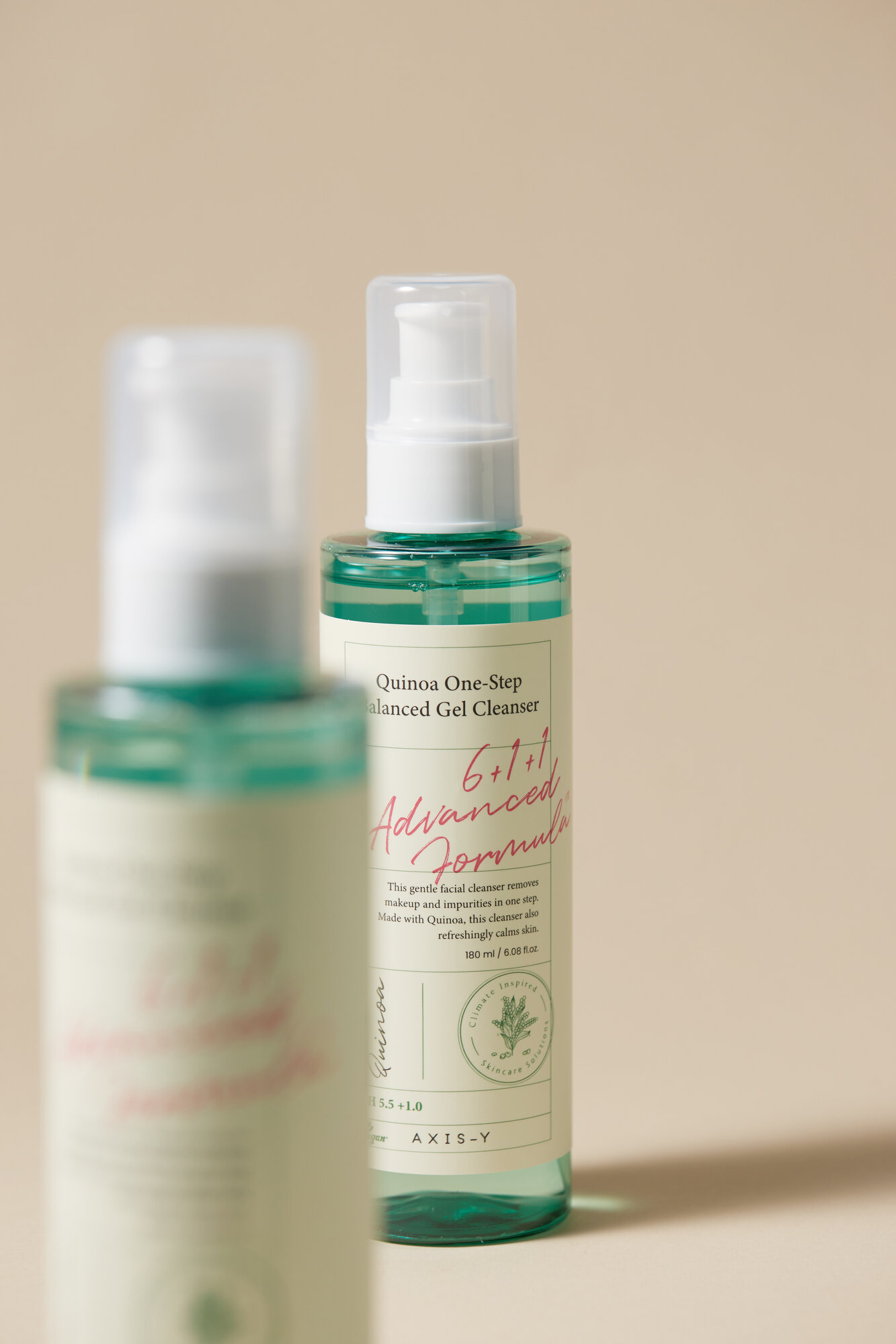 AXIS-Y Quinoa One Step Balanced Gel Cleanser — мягкий гель для умывания с киноа, 180 мл