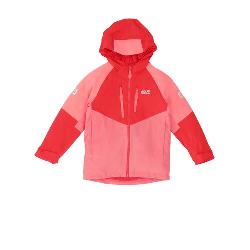 Горнолыжная куртка Emma  & Jack для девочек, светоотражающие элементы, капюшон, утепленная, водонепроницаемая, размер 164, розовый