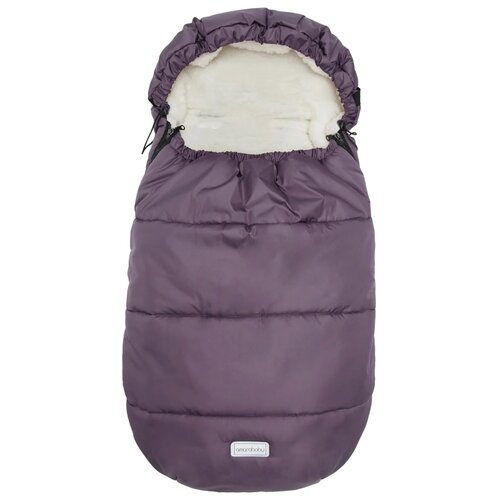 конверт зимний меховой amarobaby snowy travel цвет серый 105 см Конверт зимний меховой AMAROBABY Snowy Фиолетовый, 105 см.