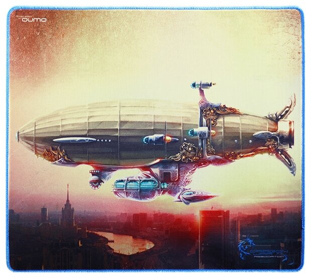 Коврик для мыши игровой Qumo Moscow Zeppelin, 400x335 мм, Рисунок 20967