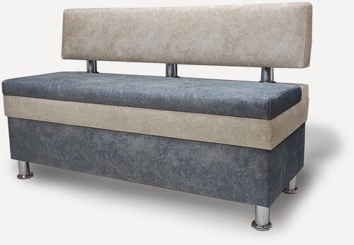 Изображение товара Кухонный диван Форум-4 (140см) Серый / Слоновая кость