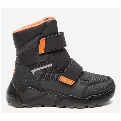 фото Ботинки crosby детские (для мальчиков) черный/синий/34