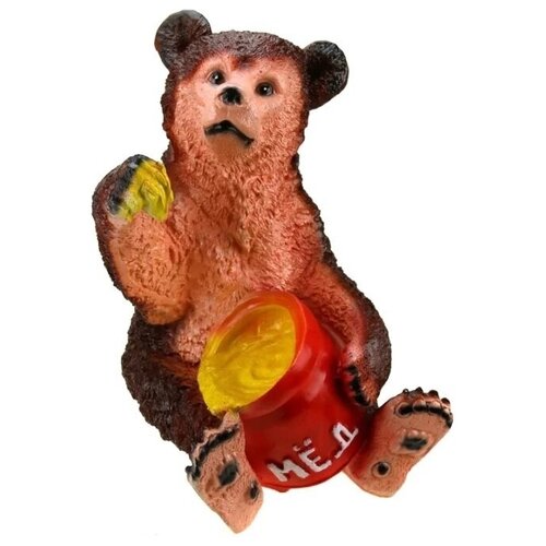 Садовая фигурка "Медведь с медом", В-50 см