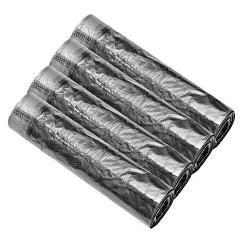 Пакеты мусорные Dobb &Mopp 60л; с завязками, 4 упаковки по 10шт. Всего 40 пакетов