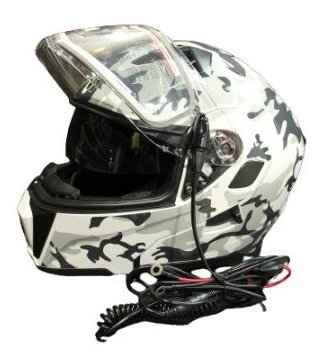 AiM Шлем JK906 снегоходный с эл подогревом Camouflage glossy