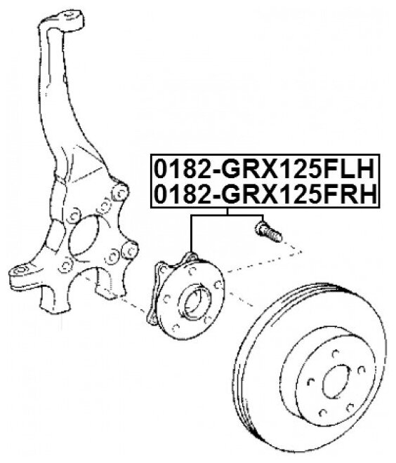 Febest 0182-GRX125FLH