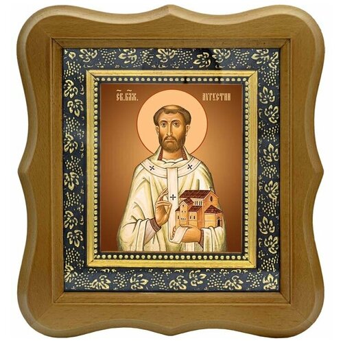 Августин Аврелий, Блаженный, Иппонийский, епископ. Икона на холсте.