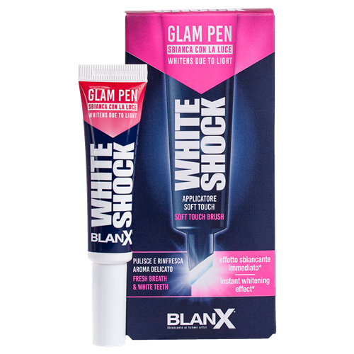 Купить Карандаш отбеливающий гелевый для зубов / BlanX White Shock Pink Pen 12 мл, Полоскание и уход за полостью рта