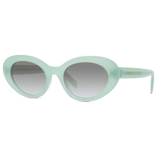 фото Солнцезащитные очки celine, кошачий глаз, градиентные, с защитой от уф, для женщин, белый
