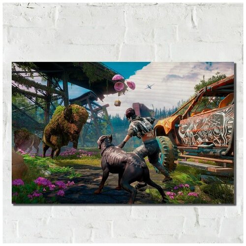 Интерьерная картина из дерева ОСП игра Far Cry New Dawn - 11586