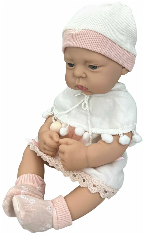 Кукла пупс для девочек, с набором одежды, 38 см, подарок на новый год, день рождения, размер пупса - 12 х 7 х 38 см.