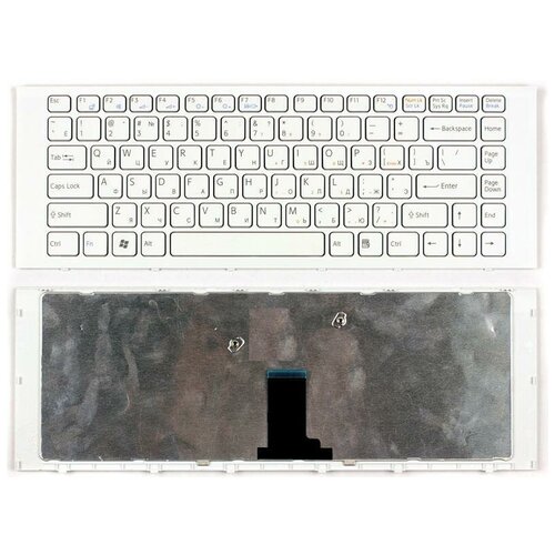 Клавиатура для ноутбука Sony Vaio VPC-EG VPC-EK белая 1262₽