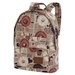 Молодёжный рюкзак Asgard - Р-5137П - ПончикиГазета-бежевый
