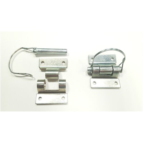 Петля борта с пружинным фиксатором 75х60 мм ( комплект из двух штук )