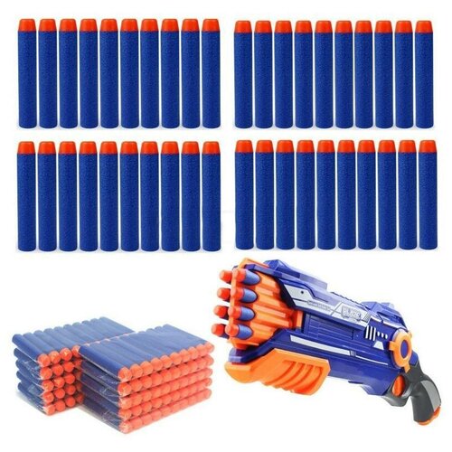 игрушка стрелы nerf элит a0350 синий Пули мягкие для бластера, комплект 40 шт, подходит для нерф