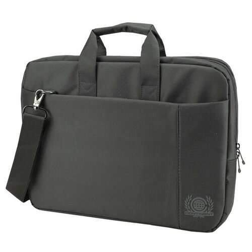 Сумка деловая, отдел на молнии, наружный карман, цвет серый