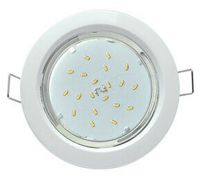 Встраиваемый светильник Ecola GX53 H4 белый матовый 38x106 SW53H4ECB