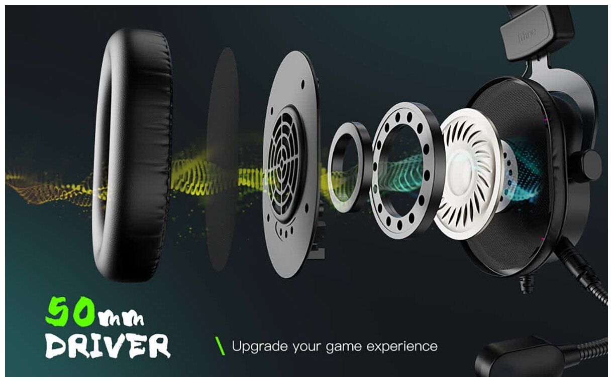 Игровая гарнитура Fifine H6 Dynamic 71