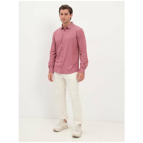 фото Рубашка greg, размер 174-184/56, бордовый