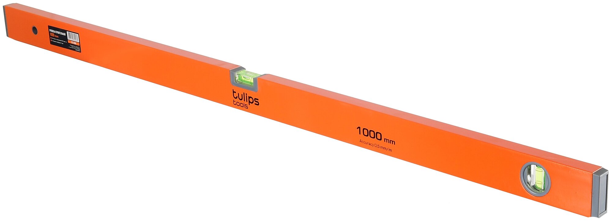 Уровень коробчатый Tulips tools II13-604, 100см, 2 глазка.